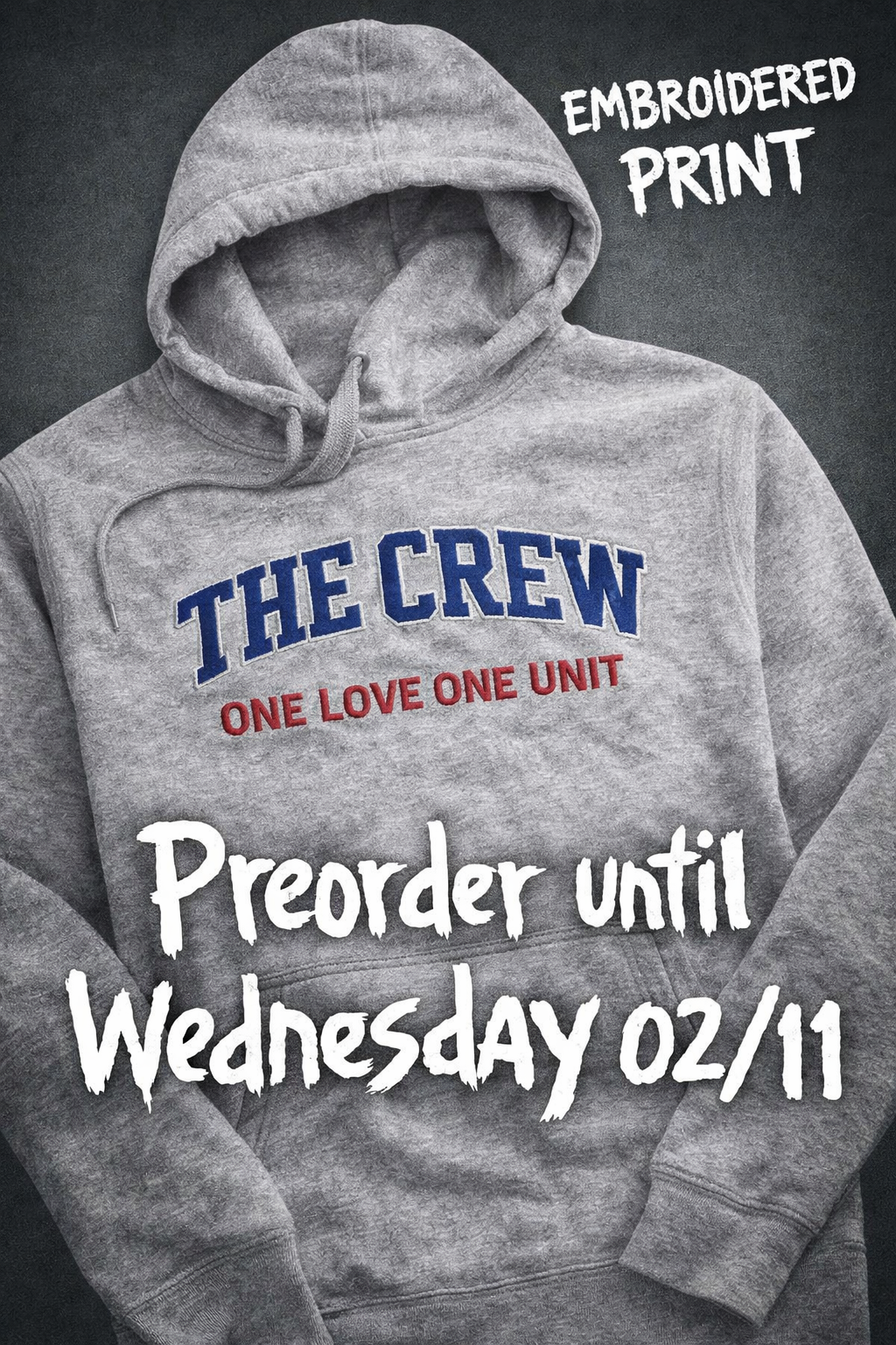 The Crew Varsity Embroidered Hoodie