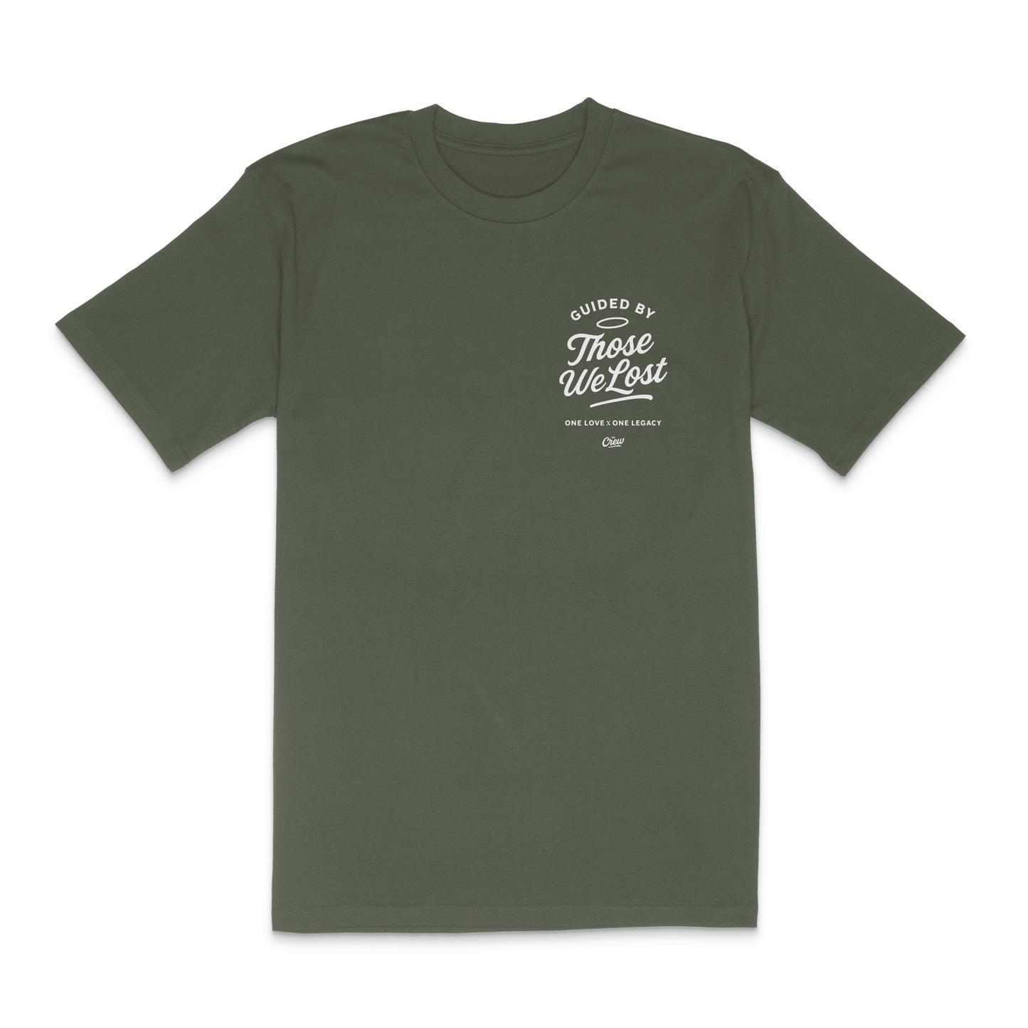 Guided by Those We Lost – Memorial Tee ARMY GREEN